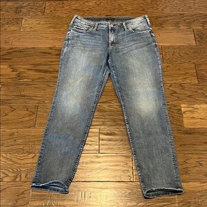 Silver Jeans Boyfriend High Rise Size 14